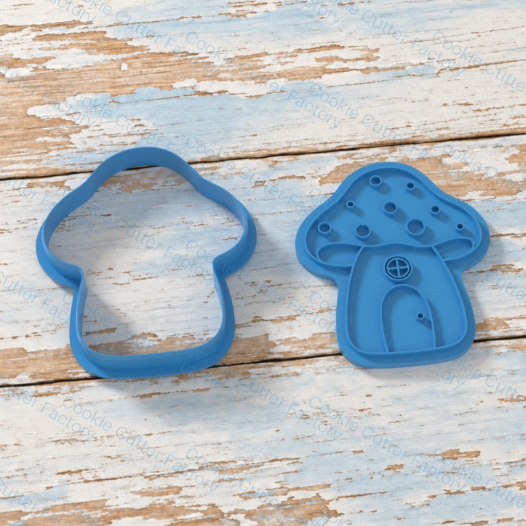 Mushroom House with Arched Door Cookie Cutter and Embosser Stamp | CCF_APPROVED_MEDIA_V1:2:26040fbabad12da661fc22daf48ba9cebba00bbf74316cb467ad4fc64bef9175