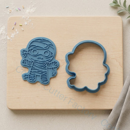 Chibi Mummy Cookie Cutter and Embosser Stamp - Halloween Party Cookies | CCF_APPROVED_MEDIA_V1:2:4095cbfa6b711a7537db46b040965fdc6474a3b48d4f573b1fde428caae236d9