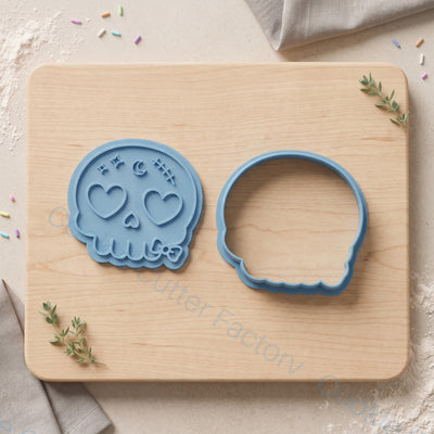 Heart Eye Skull Cookie Cutter and Embosser Stamp - Halloween Party Cookies | CCF_APPROVED_MEDIA_V1:2:f9459c93d29943f9a8c608df4ec2855fb55320714911852f2ae3f5d94502338d