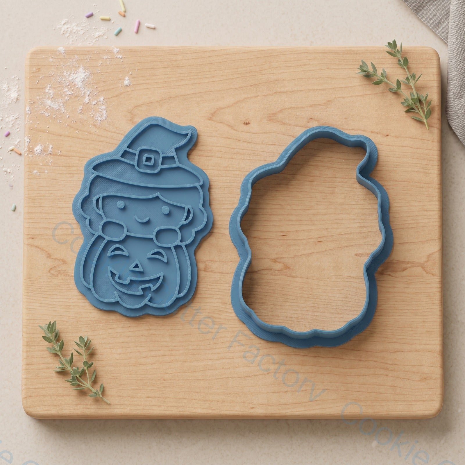 Witch in Pumpkin Cookie Cutter and Embosser Stamp - Halloween Party | CCF_APPROVED_MEDIA_V1:2:d1e872a279be22a62f0fc942ed300a140a2f24dfc7fb90bc24bd060c5349d320
