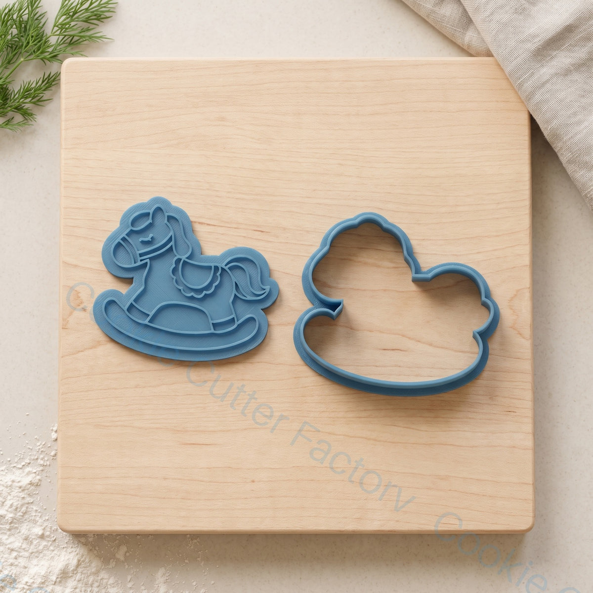 Rocking Horse Cookie Cutter and Embosser Stamp - Baby Shower Cookies | CCF_APPROVED_MEDIA_V1:2:fb7c40c416ba1ad7025fef436b9acdd03ffa26f0eae223d5d786811c20975124