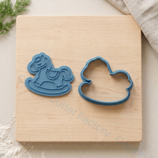 Rocking Horse Cookie Cutter and Embosser Stamp - Baby Shower Cookies | CCF_APPROVED_MEDIA_V1:2:fb7c40c416ba1ad7025fef436b9acdd03ffa26f0eae223d5d786811c20975124