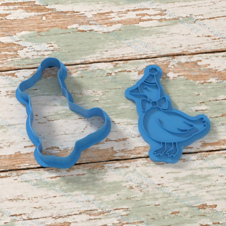 Party Hat Goose Cookie Cutter and Embosser Stamp | CCF_APPROVED_MEDIA_V1:2:443cb24effbcec8d479184f0754d10abe6765705a1e5cd39a41b42803ce24ad8