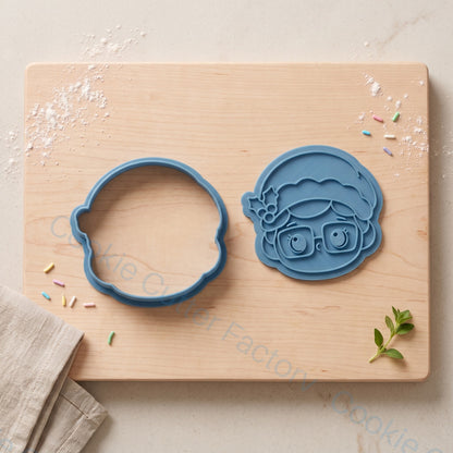 Mrs Claus Cookie Cutter and Embosser Stamp - Christmas Baking Cookies | CCF_APPROVED_MEDIA_V1:2:1c117ce50c3cbf5ad812682f867f296c99f29e34d1ff56ab301fac48c2f75f74