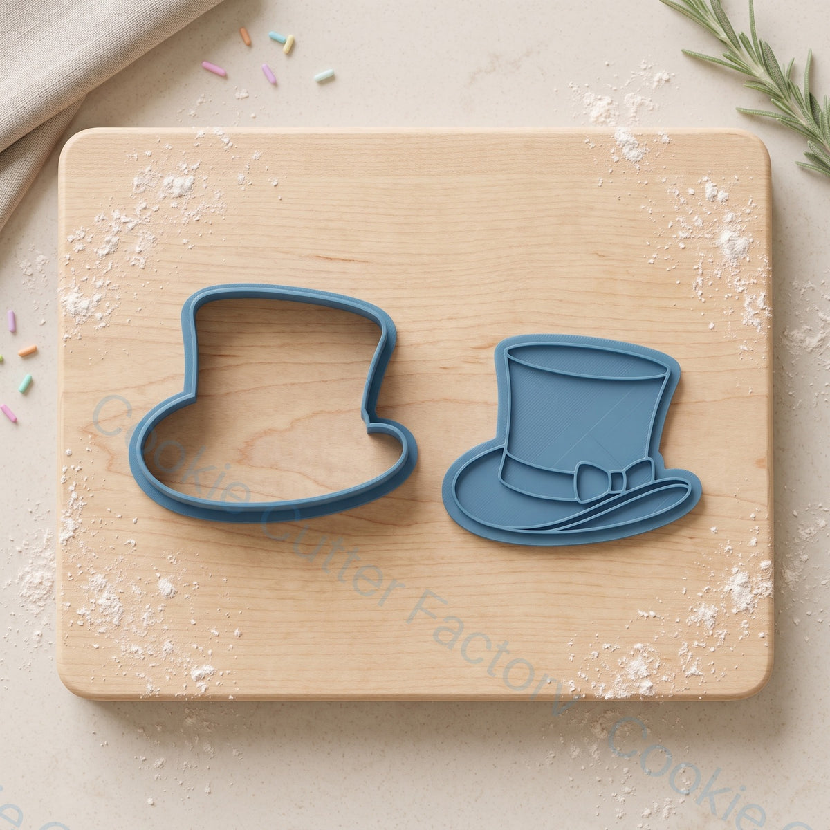 Top Hat Cookie Cutter and Embosser Stamp - Magician Party Cookies | CCF_APPROVED_MEDIA_V1:2:b2d216e59eb38d5254409f684f8be1f86434ccc6a30f9b7af444603905f2ab0b