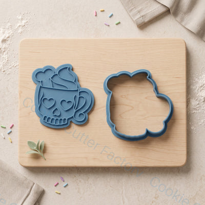 Skull Mug with Bone and Whipped Cream Cookie Cutter and Embosser Stamp | CCF_APPROVED_MEDIA_V1:2:88e9d1b224306bfcb8fb86282a7e3634f104ea6928623366d6a0a90da7ef12dd
