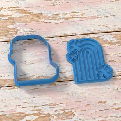 Rainbow With Shamrocks Cookie Cutter and Embosser Stamp | CCF_APPROVED_MEDIA_V1:2:f794e406dc582a0bc13650d3d09da1ae009f56a38fcebb8d51cd5a49cb838664