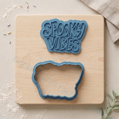 Spooky Vibes Word Shape Cookie Cutter and Embosser Stamp - Halloween Cookies | CCF_APPROVED_MEDIA_V1:2:ea34dbfad7d4b4f5cd5bdda038fb0f76e2edfe7c83752f09887af68b6622d47d
