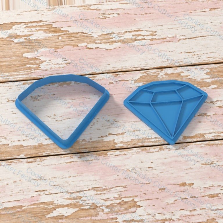 Brilliant Cut Faceted Gemstone Cookie Cutter and Embosser Stamp | CCF_APPROVED_MEDIA_V1:2:10bfff92a0bb1d66238bc27aac79d7bd63147a731adf05b8cf929e3c3f4d53d1