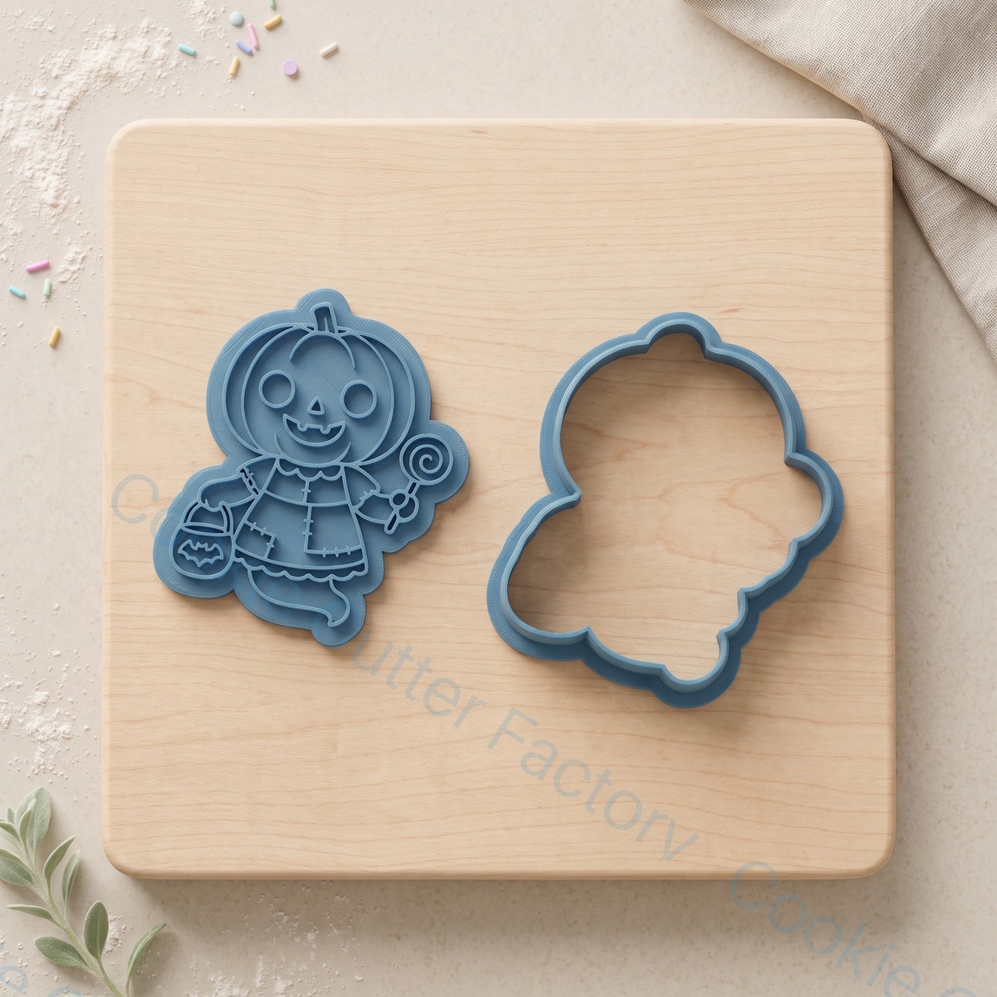 Pumpkin Head Girl Cookie Cutter and Embosser Stamp - Halloween Party | CCF_APPROVED_MEDIA_V1:2:8b3e8b2105cbc325ad6b7995f61c1413bdc1931ebc204795616f19f4b686a9f3