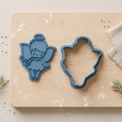 Fairy Cookie Cutter | Magical Girl Cookie Stamp | Fairy Wings Embosser | CCF_APPROVED_MEDIA_V1:3:488c3826f4817110b3a4f871d4f419248ba01938d9804055743289d146d5d039