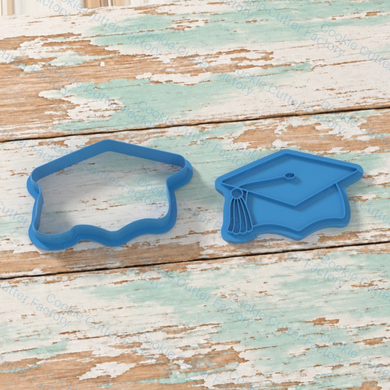 Graduation Cap with Tassel Cookie Cutter and Embosser Stamp | CCF_APPROVED_MEDIA_V1:2:e4f0c88041b114cb271656a221d66e86d30345ab4ef56e7621138eef8ca488aa