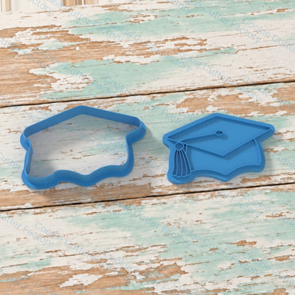 Graduation Cap with Tassel Cookie Cutter and Embosser Stamp | CCF_APPROVED_MEDIA_V1:2:e4f0c88041b114cb271656a221d66e86d30345ab4ef56e7621138eef8ca488aa