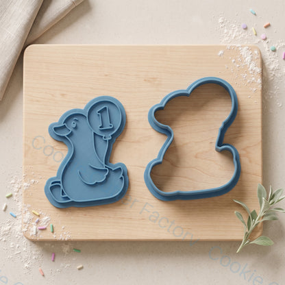 Duck with Number 1 Balloon Cookie Cutter and Embosser Stamp - First Birthday | CCF_APPROVED_MEDIA_V1:2:e96333ef9159fc156b97507a3c1e16c136af1ac866397258ad5b0f57be644067
