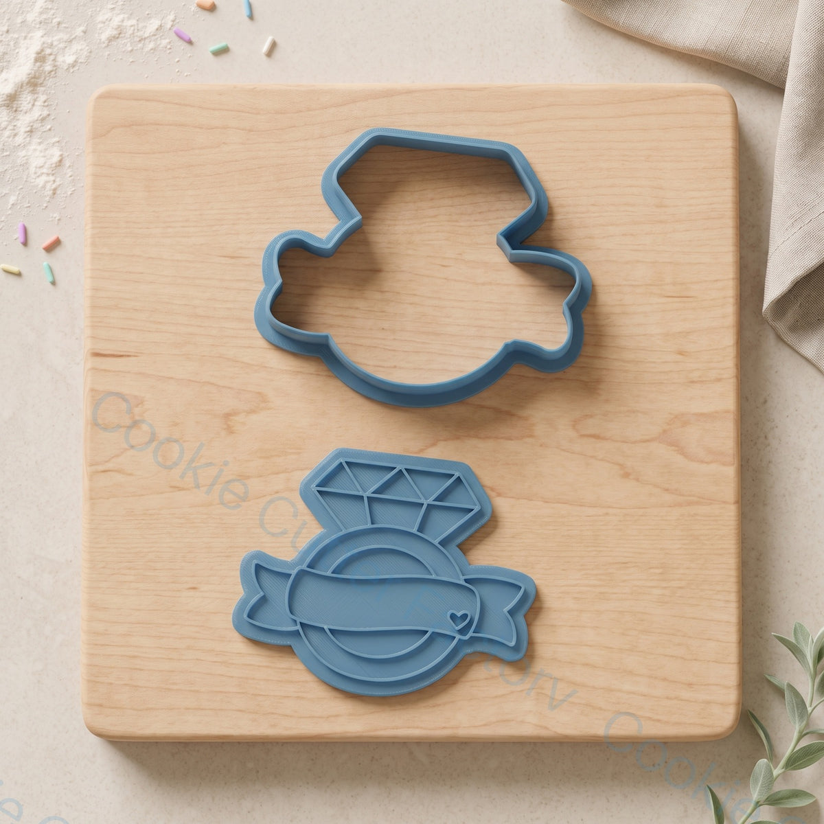 Diamond Ring Cookie Cutter and Embosser Stamp - Engagement Party | CCF_APPROVED_MEDIA_V1:2:4b12476f4d36d5f1ba5c830afabbe55d8b137ec96f97f38c7bfbbf5ebf70a99e