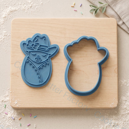 Cowboy Baby Swaddle Cookie Cutter and Embosser Stamp - Baby Shower | CCF_APPROVED_MEDIA_V1:2:e1b7eb24a4f0596da5ad3b28ac9883222cf7296a5a2342325e6fb320fd17fe2c