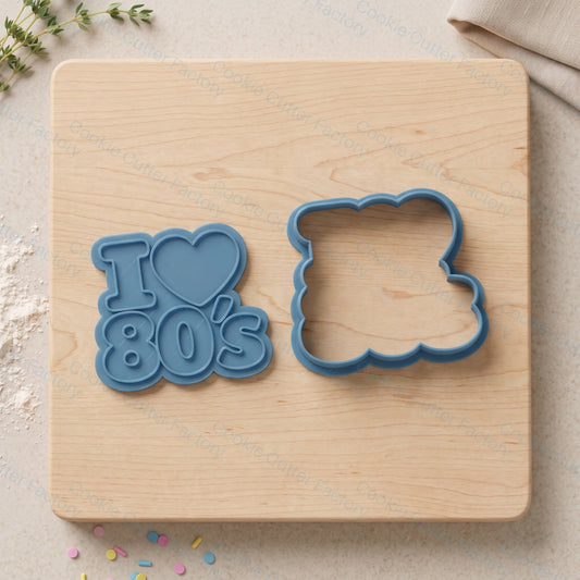 I Love 80s Cookie Cutter and Embosser Stamp - Retro 1980s Party Cookies | CCF_APPROVED_MEDIA_V1:2:47dac6f715f7d654b2669f32c76b372263ec9c64aceaa682e4b88b76e823b0b1