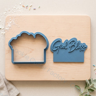 God Bless Cookie Cutter and Embosser Stamp - Christening and Baptism | CCF_APPROVED_MEDIA_V1:2:c0fda413dadb5e920d0a710d51cf338d03fd797ae6a71a596f166ba3f377afaf