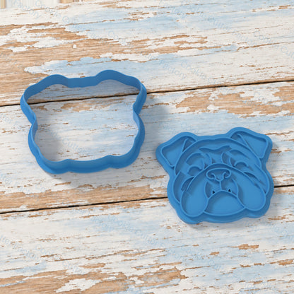 Smiling Bulldog Head Cookie Cutter and Embosser Stamp | CCF_APPROVED_MEDIA_V1:2:6ca16dac94cddd828ed48ae5ed4b61e91849b1b3f672d6ec0ad409cbfaf43554
