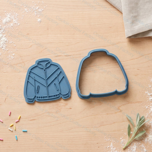 Retro Track Jacket Cookie Cutter and Embosser Stamp - 80s Theme Party | CCF_APPROVED_MEDIA_V1:2:476b877d51d6d01b22870f785580832c3a48decaa4f79b208d728246b662e6b5