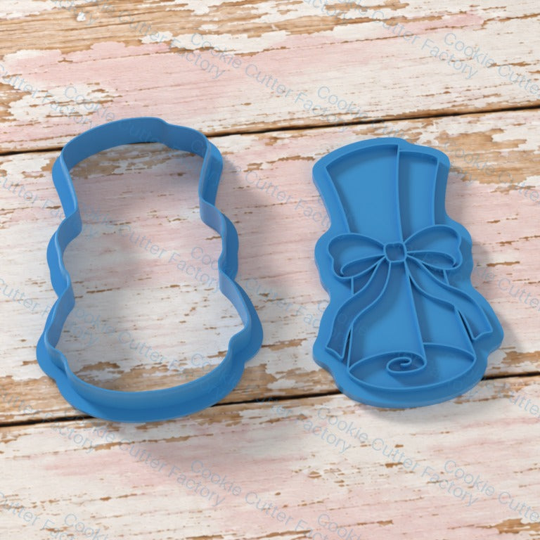 Tied Diploma Scroll with Bow Cookie Cutter and Embosser Stamp | CCF_APPROVED_MEDIA_V1:2:166afaf8b83821068b7f22d33d28a0ff6b2572718a7ef25a0638a491f964b044
