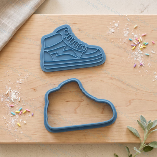 High Top Sneaker Cookie Cutter and Embosser Stamp - Roller Skating Party | CCF_APPROVED_MEDIA_V1:2:9fb1ae669e670f3c2a4e475f41f83eb383e5c350bae8cca951892cc811965180