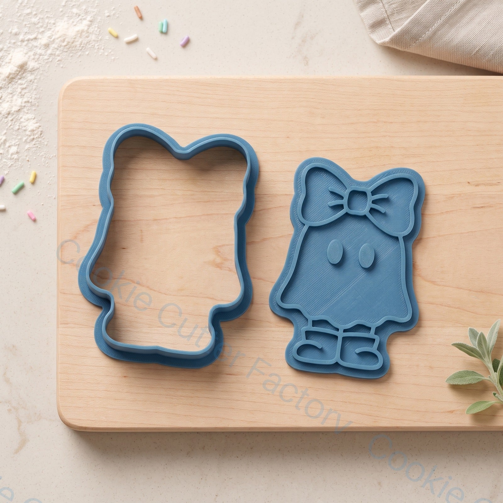 Ghost with Bow Cookie Cutter and Embosser Stamp - Spooky Halloween Cookies | CCF_APPROVED_MEDIA_V1:2:2725d5145279acb0e9ca5b41c3e9fa7e4bcbfcdc35a47698d008a9a724aa930c