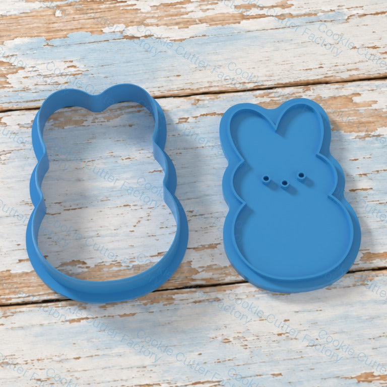 marshmallow bunny with triple dots face Cookie Cutter and Embosser Stamp | CCF_APPROVED_MEDIA_V1:2:5074efa51dafd4f284170c57854f6f456a3aa80df54e20fb77ff2e7852d82067