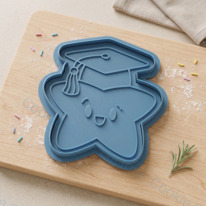 Graduation Star Cookie Cutter and Embosser Stamp - Graduation Party | CCF_APPROVED_MEDIA_V1:1:f5140cae4c7bc580add719a1c3f12ef3b2c9b4db313d40a7c0d0eefeeb2e7afd