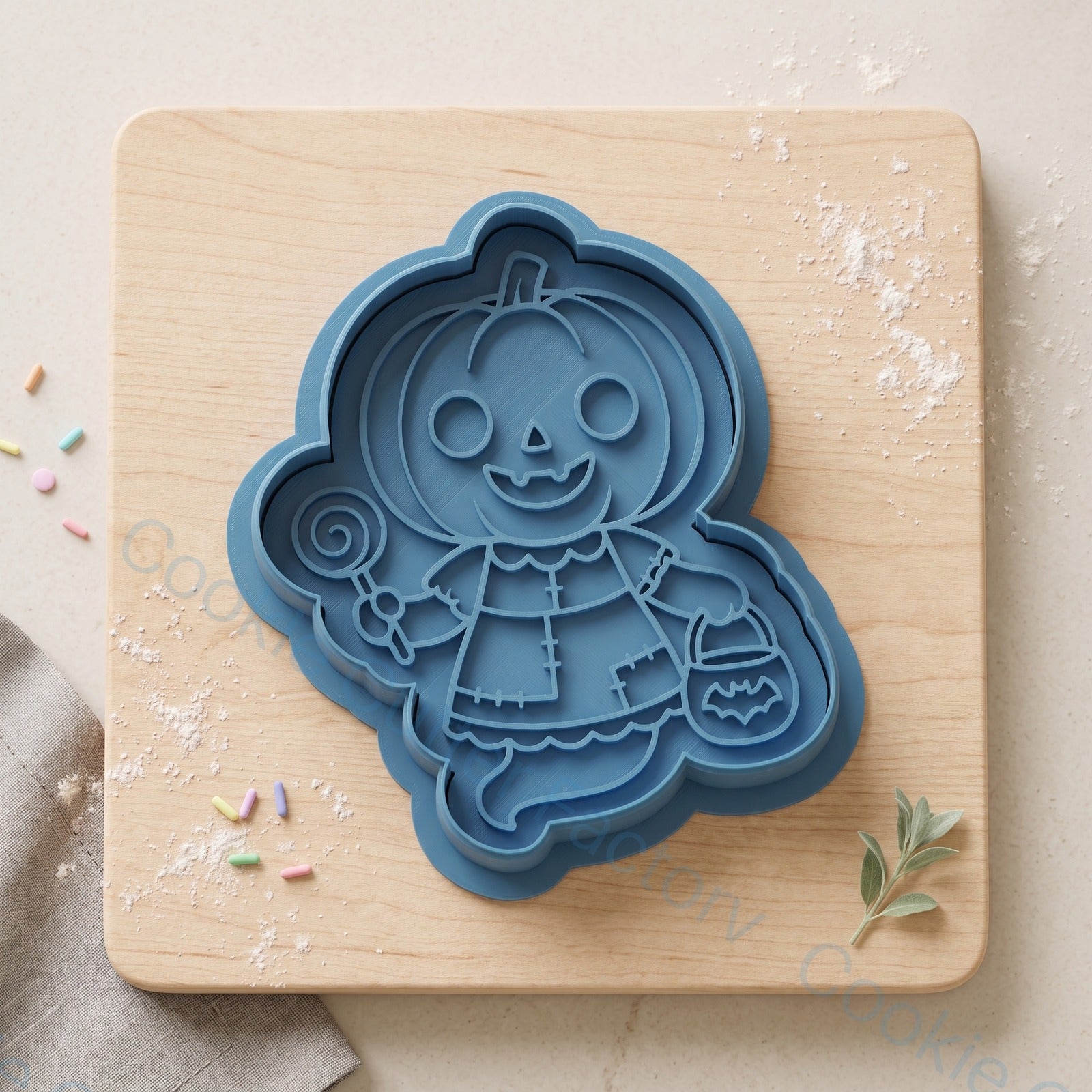 Pumpkin Head Girl Cookie Cutter and Embosser Stamp - Halloween Party | CCF_APPROVED_MEDIA_V1:1:5f716959da7900add5133f73abef79e5289e0e3c8e4d436c265ce9e7a41f47ae