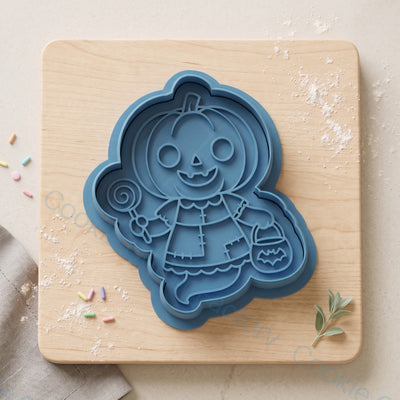 Pumpkin Head Girl Cookie Cutter and Embosser Stamp - Halloween Party | CCF_APPROVED_MEDIA_V1:1:5f716959da7900add5133f73abef79e5289e0e3c8e4d436c265ce9e7a41f47ae
