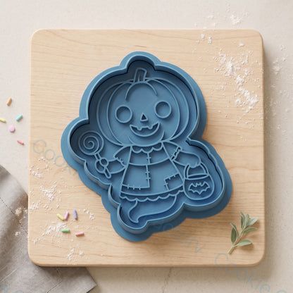 Pumpkin Head Girl Cookie Cutter and Embosser Stamp - Halloween Party | CCF_APPROVED_MEDIA_V1:1:5f716959da7900add5133f73abef79e5289e0e3c8e4d436c265ce9e7a41f47ae