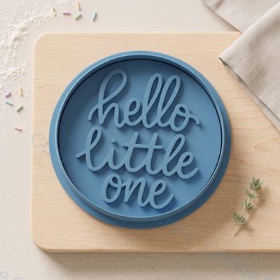 Hello Little One Cookie Cutter and Embosser Stamp - Baby Shower Cookies | CCF_APPROVED_MEDIA_V1:1:50b4a717fa76be1b1ed7a1f01665716b25e21a601f30f74fcfb476ebdf29c0a7