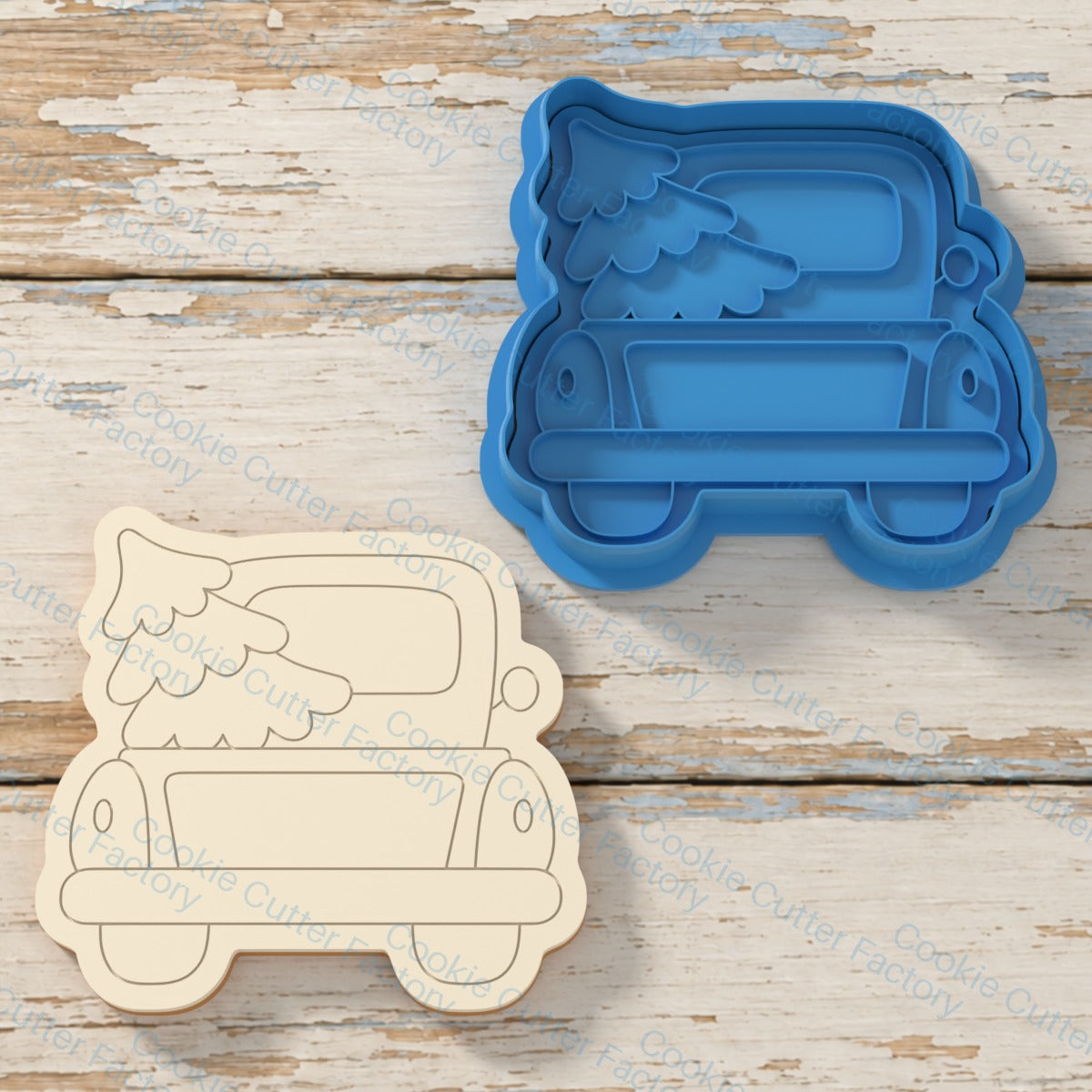 Rear View Truck Cookie Cutter & Embosser Stamp | CCF_APPROVED_MEDIA_V1:1:712f897df36cf51ad2ace7429c99fc73291a1b40ccffad8c6c1b7a9f395f150b