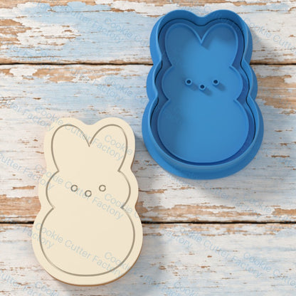 marshmallow bunny with triple dots face Cookie Cutter and Embosser Stamp | CCF_APPROVED_MEDIA_V1:1:cd888b77b278bcfcb67c3ac6b47eb3352a83be4fb37098ee65df39cc05c2a46a