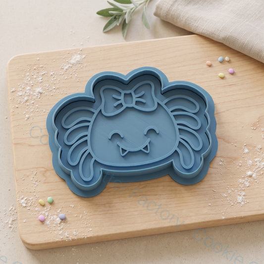 Cute Spider Cookie Cutter and Embosser Stamp - Halloween Party Cookies | CCF_APPROVED_MEDIA_V1:1:e865c2ec7c78e4ce0ababbae9128d46a68073f638eb5440ac2e39a63fcaea827