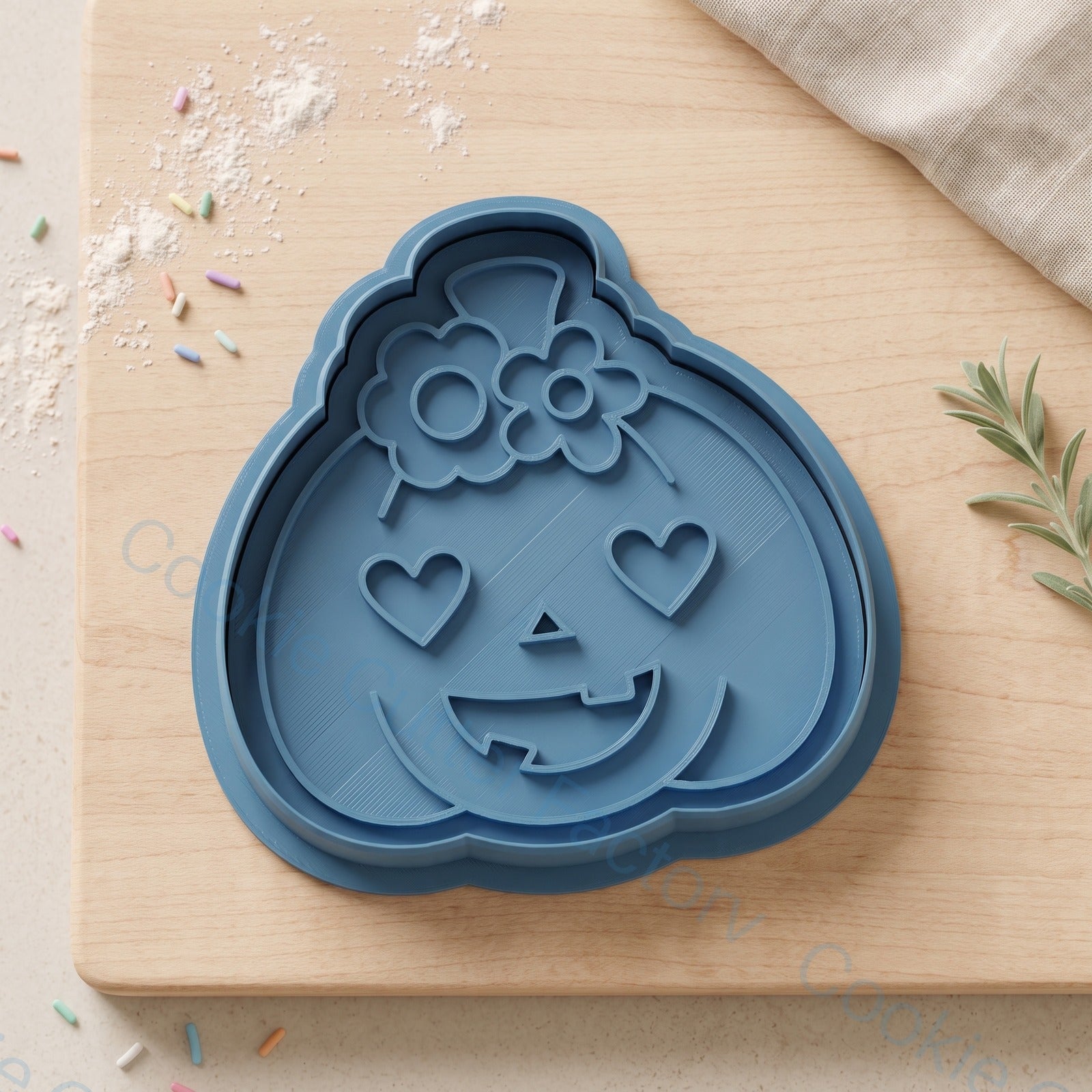Pumpkin with Flowers Cookie Cutter and Embosser Stamp - Halloween Party | CCF_APPROVED_MEDIA_V1:1:b3f042ec20e9ab688a059034caee21b9d341abf25206604d150c6548ea144c71