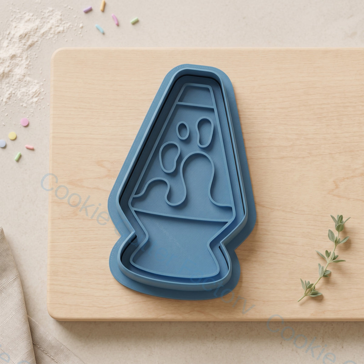 Lava Lamp Cookie Cutter and Embosser Stamp - Retro 70s Party Baking | CCF_APPROVED_MEDIA_V1:1:3c2b560437920b75e1e84319f8af7441c44af602a6d8966ce16858c1bf896415