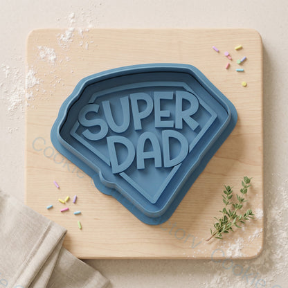 Super Dad Cookie Cutter and Embosser Stamp - Father's Day Cookies | CCF_APPROVED_MEDIA_V1:2:86c38686e1dffc14947f704b8873a8a75e8ea840f0c8ca9ecb47e10238f22295
