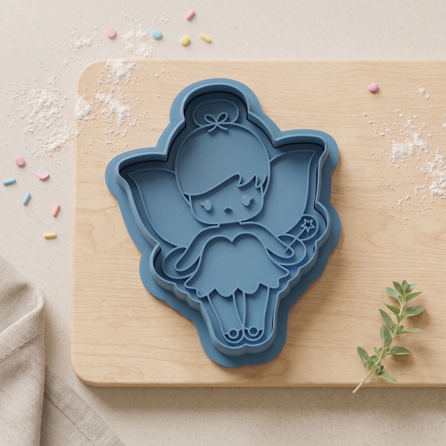 Fairy Cookie Cutter | Magical Girl Cookie Stamp | Fairy Wings Embosser | CCF_APPROVED_MEDIA_V1:2:c164795a2540a26ddc93a4d035145ef3438e0895aa29f08674f529ca358a0cdd