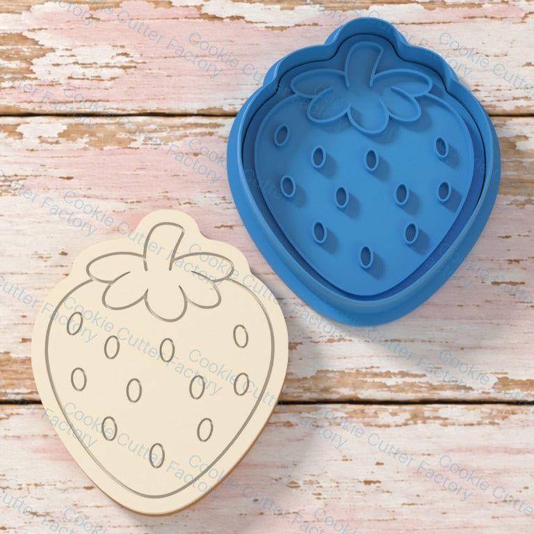 Strawberry with Spaced Seeds Cookie Cutter and Embosser Stamp | CCF_APPROVED_MEDIA_V1:1:5a99c65fd799e5ce93010f5089168faf835daf49dc8b9d74ec569c6eeeea3087