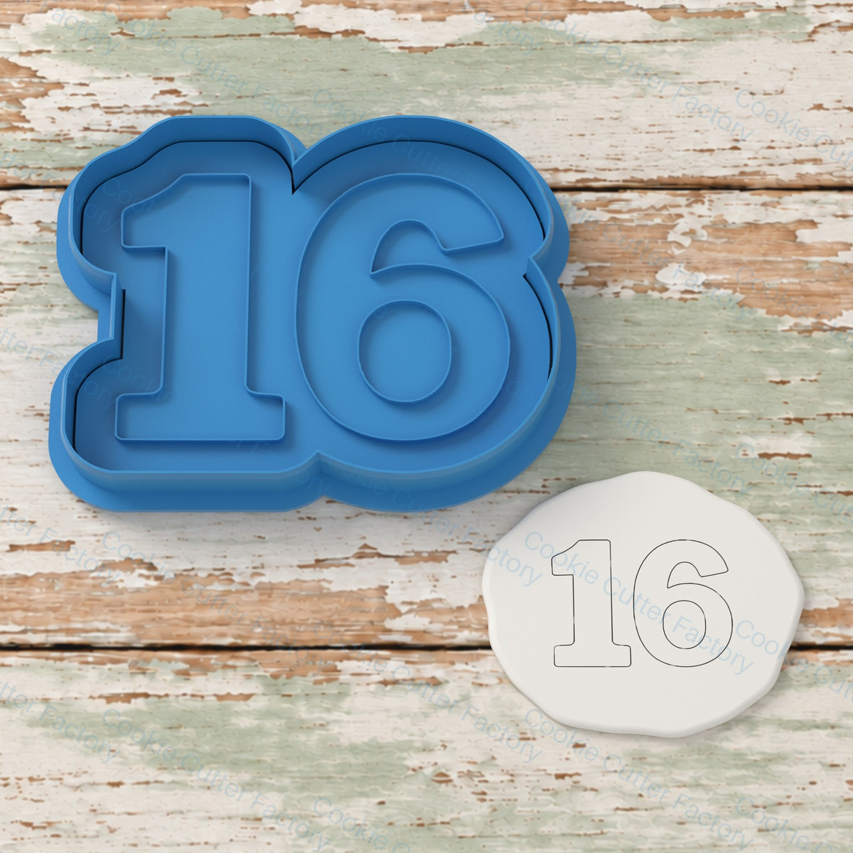 Number 16 Cookie Cutter and Embosser Stamp – Sixteenth Birthday & Anniversary Cookies | CCF_APPROVED_MEDIA_V1:1:cbee3948e0d1eb67ec15dbef9d4bb1ed9d2438d5febd36c9abb69746171a1543