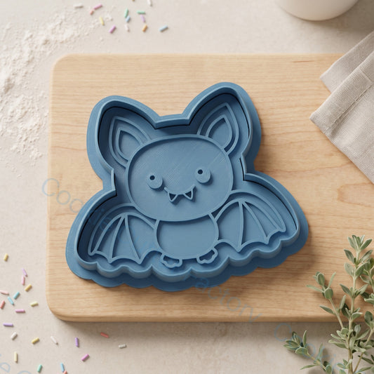 Cute Bat Cookie Cutter and Embosser Stamp - Halloween Party Cookies | CCF_APPROVED_MEDIA_V1:1:0f6026397f284aa3ce99699b3b0bfd8eddda87631c153ad9fdbb99421067e4b9