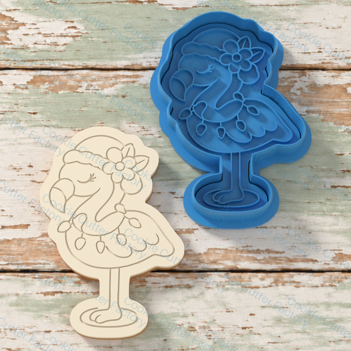 Christmas Flamingo Cookie Cutter & Stamp — All Sizes STL Download | CCF_APPROVED_MEDIA_V1:3:c513cd2006cbc070fa0465598e81ce0990c5686f5e1792d2bf02623b95bdf2dc