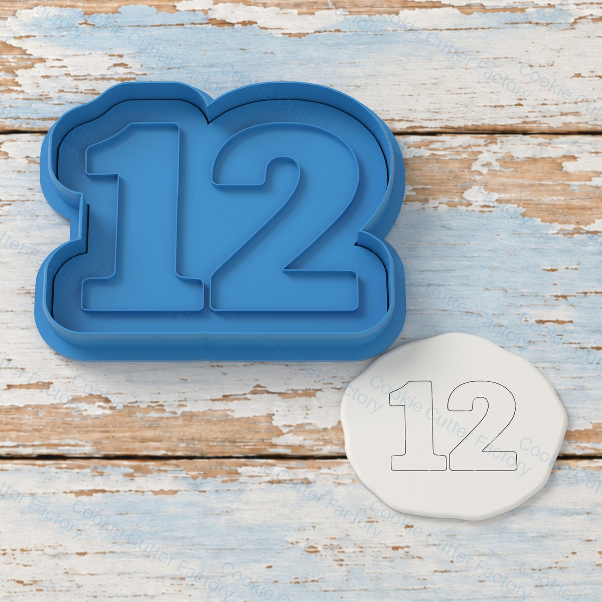 Number 12 Cookie Cutter and Embosser Stamp – Twelfth Birthday & Anniversary Cookies | CCF_APPROVED_MEDIA_V1:1:20fa9121e4f33429918383c8c007d01b457b15837cf80d50c5ebf75a8e9bd513