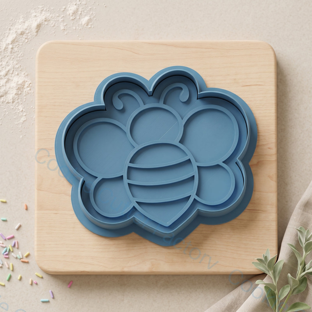 Cute Honey Bee Cookie Cutter and Embosser Stamp - Garden Bug Party Biscuits | CCF_APPROVED_MEDIA_V1:1:05369e0a3e152db22ea75d4c66aad03a0f8b861731c1ac9d371a30dca2d7eaff