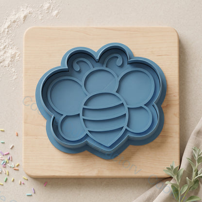 Cute Honey Bee Cookie Cutter and Embosser Stamp - Garden Bug Party Biscuits | CCF_APPROVED_MEDIA_V1:1:05369e0a3e152db22ea75d4c66aad03a0f8b861731c1ac9d371a30dca2d7eaff