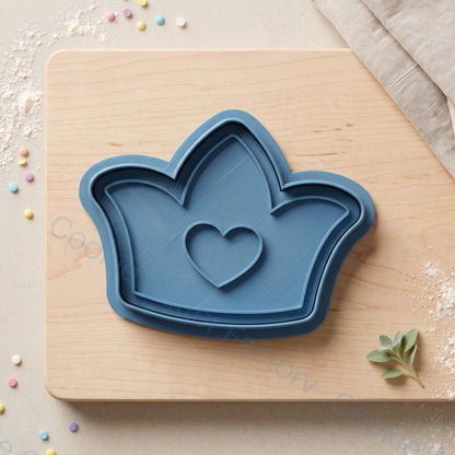 Crown with Heart Cookie Cutter and Embosser Stamp - Royal Princess Party | CCF_APPROVED_MEDIA_V1:1:cbd17aa0c984e75a310334033e86fc5800543b291c7b4aa84644df13e72e7357