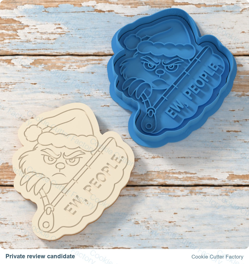 Ew, People Christmas Cookie Cutter & Embosser | CCF_APPROVED_MEDIA_V1:1:e454e69495d6b1ba945054e2878594762cd146aff85f09d02f9c4e5d663bd4ad