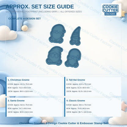 Christmas Gnomes 4-Design Cookie Cutter & Embosser Stamp Set | CCF_APPROVED_MEDIA_V1:7:a350ee8dce99cf1d4e832e5785a0d4ee3abc76d5593055e979bf4f765fb0ef8c
